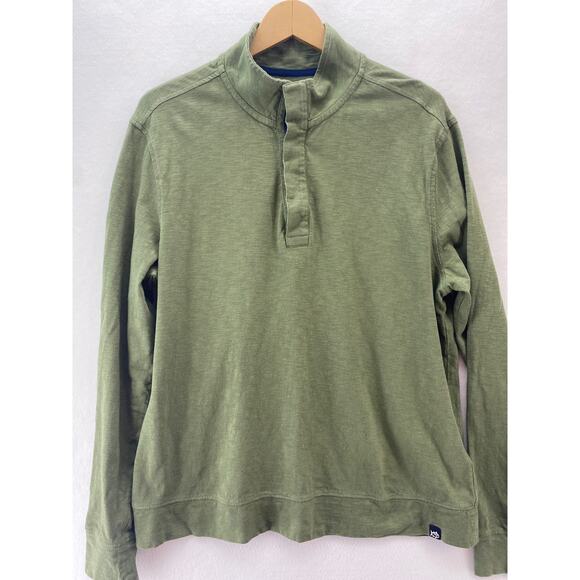 Sun Farer Southern Tide Ocean View Mens Pullover Long Sleeve Green Shirt Sz M - Picture 2 of 10
